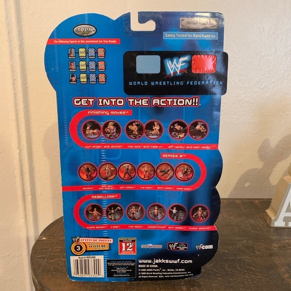 The Rock WrestleMania 17 Ringside Chaos 2000 Jakks pacific figure - Picture 4 of 7